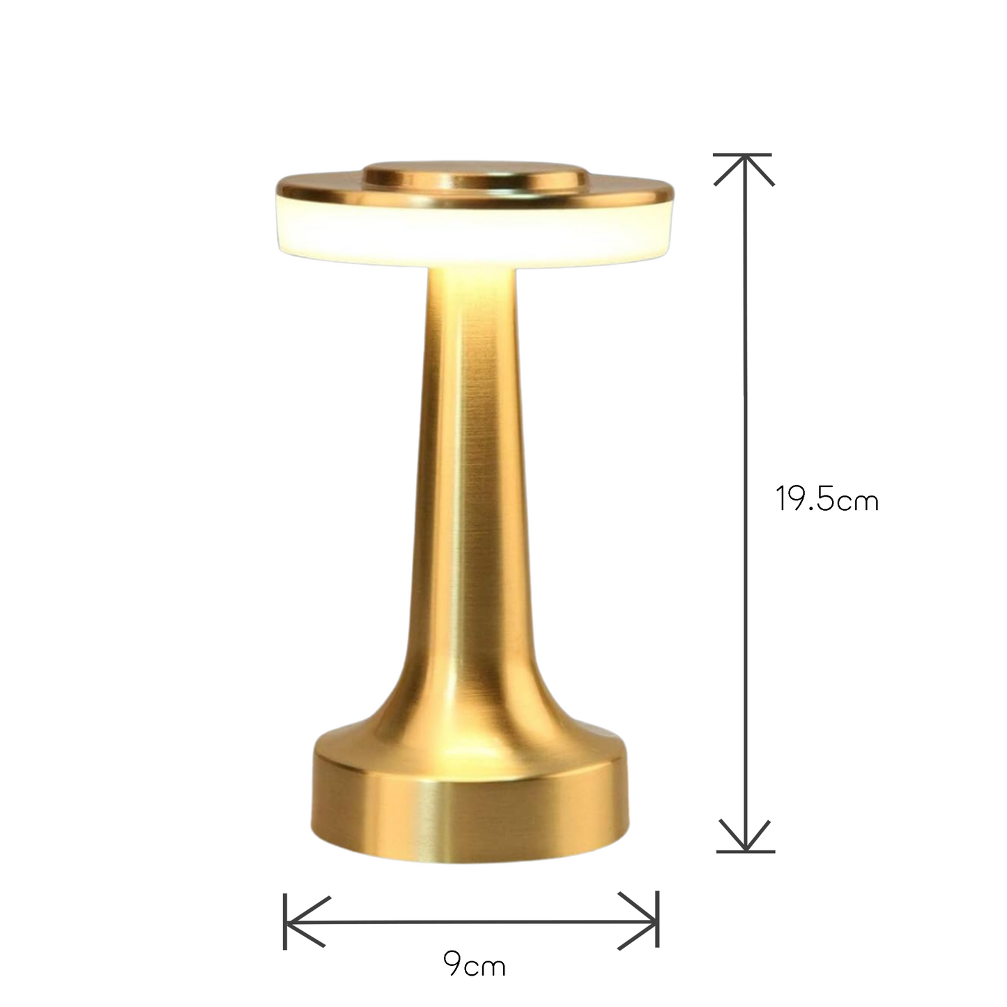 Gold Eclipse Base Table Lamps