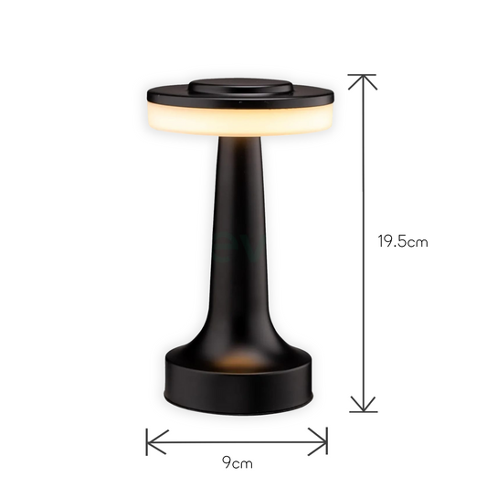 Black Eclipse Base Table Lamp