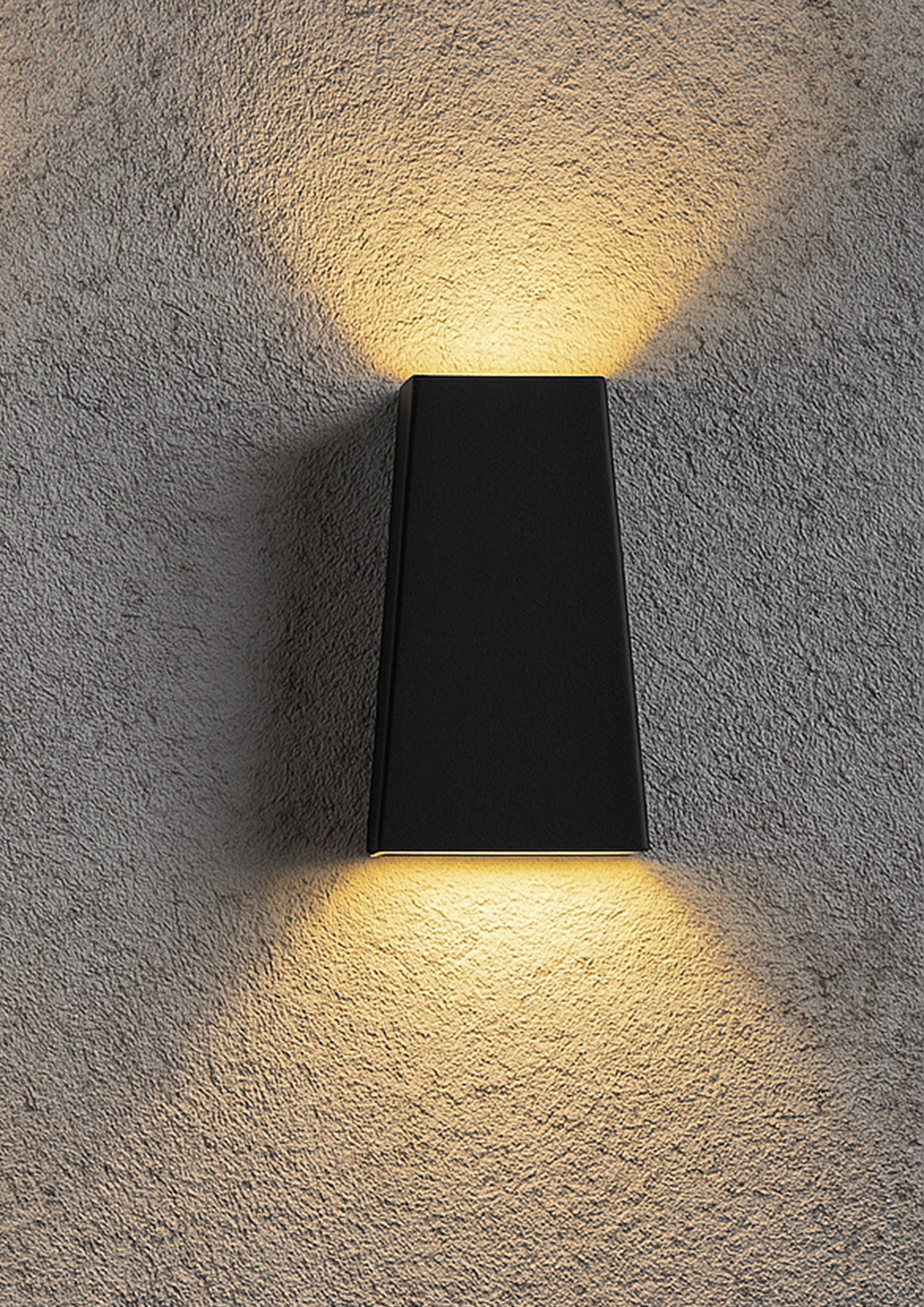 Trapezoid wall light