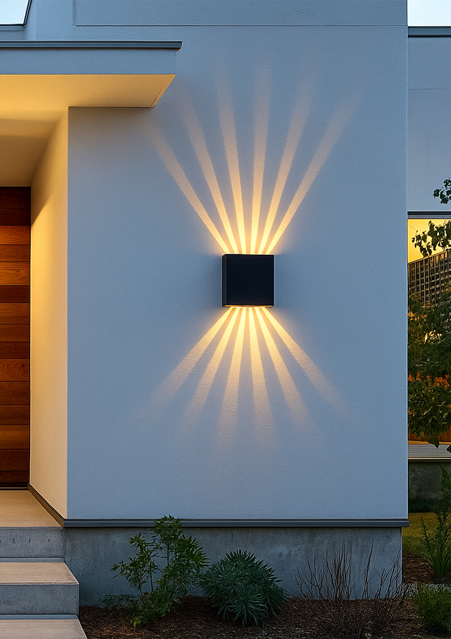 Cube wall light