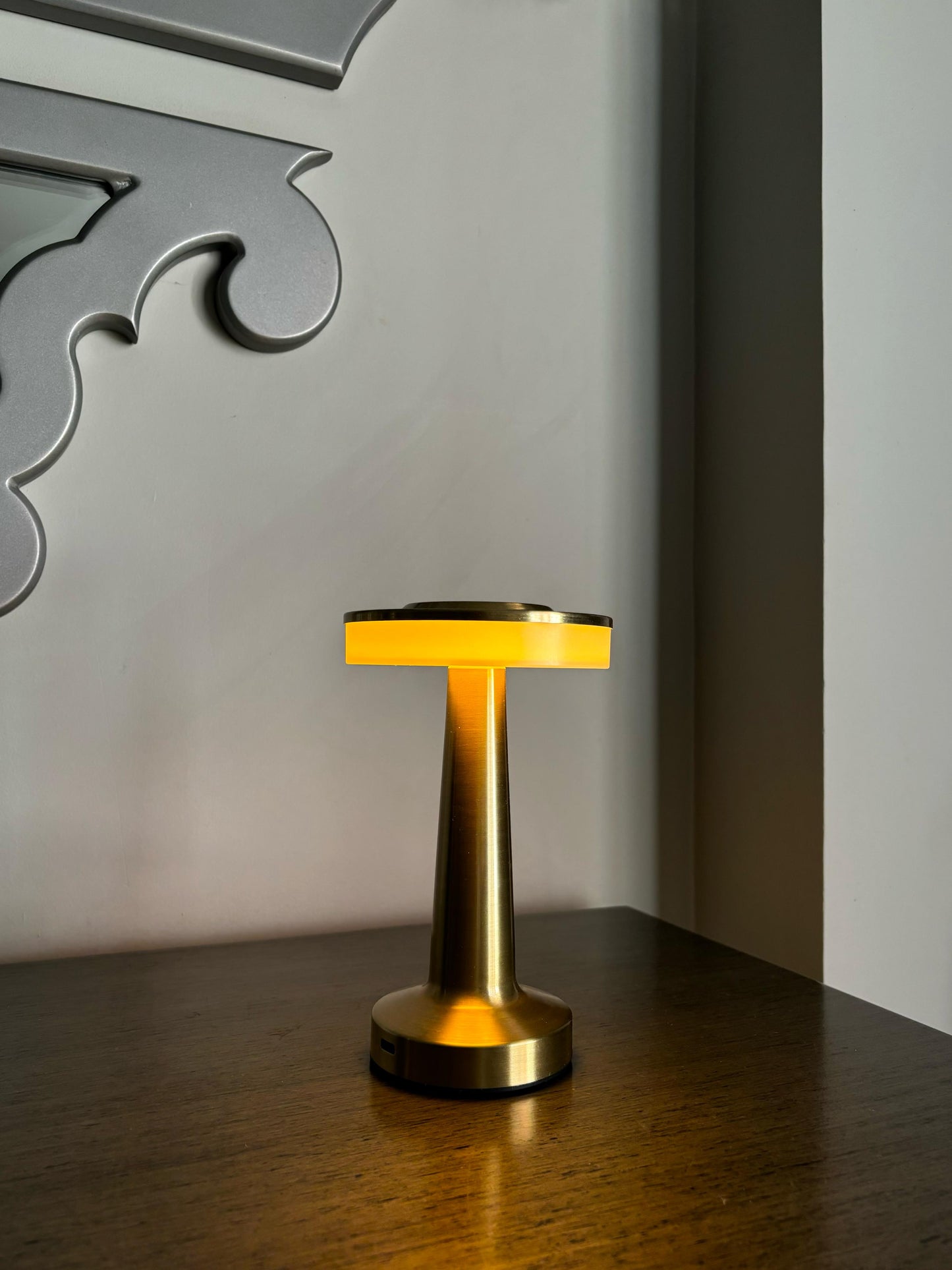 Gold Eclipse Base Table Lamps