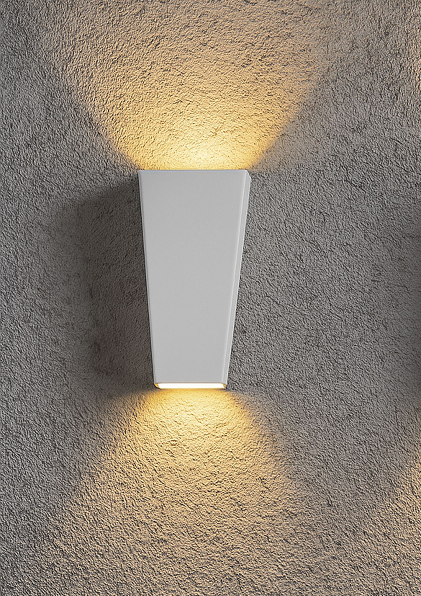 Trapezoid wall light