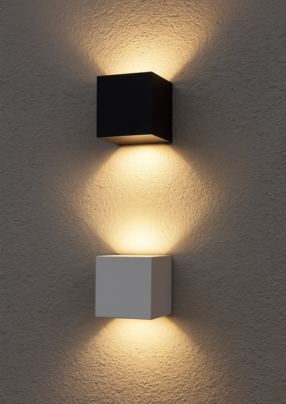Cube wall light