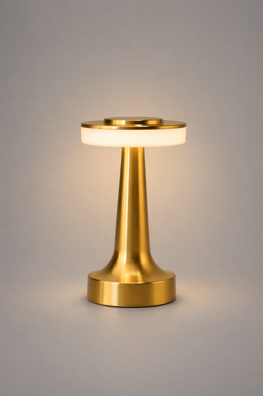 Gold Eclipse Base Table Lamps
