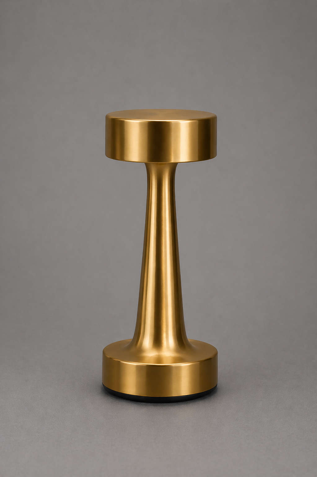 Gold Modern Drum Table Lamp