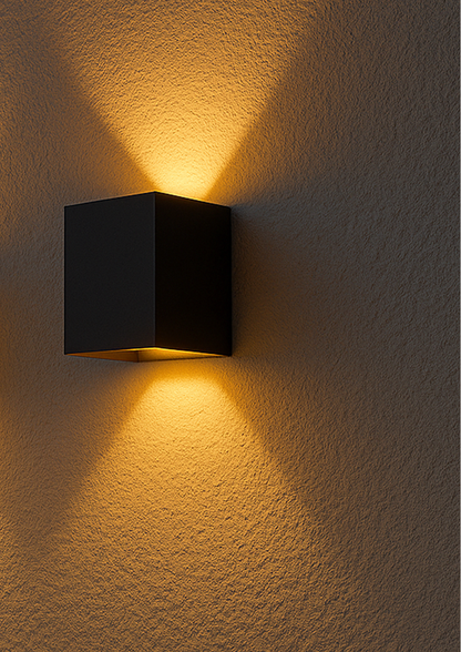 Cube wall light