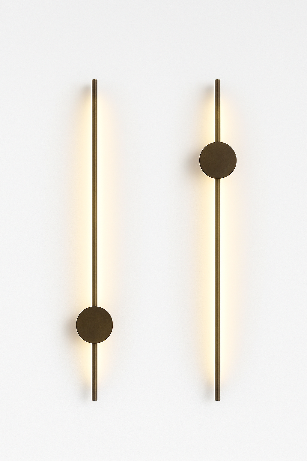 Lumeline black wall light