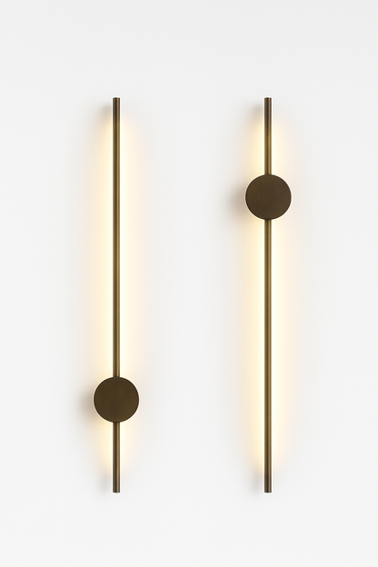 Lumeline black wall light