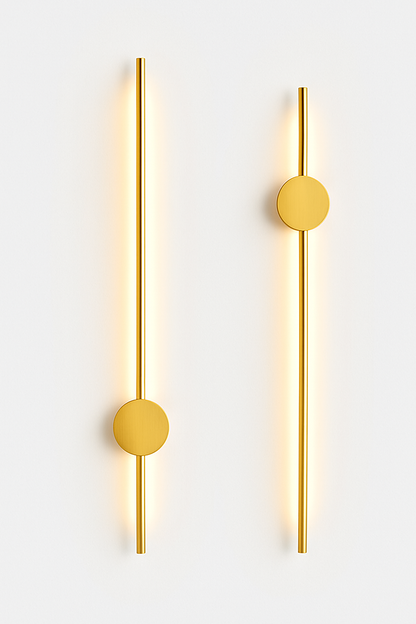 Lumeline black wall light