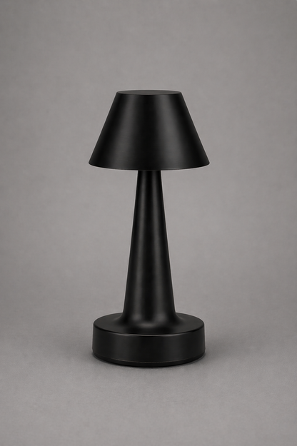 Black Luminous Bell Table Lamp