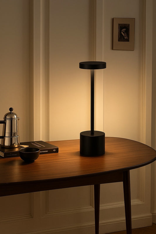 Black Elegant stem Table Lamp
