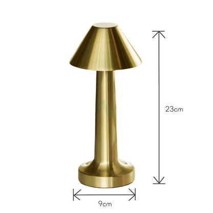 Gold Luminous Bell Table Lamp