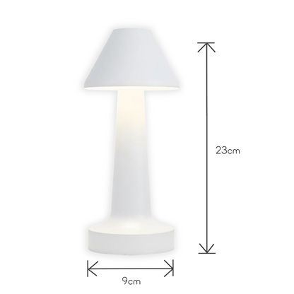 White Luminous Bell Table Lamp