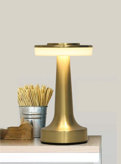 Gold Eclipse Base Table Lamps