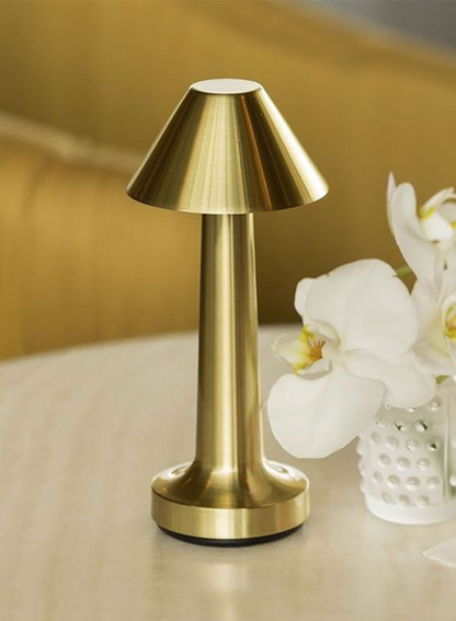 Gold Luminous Bell Table Lamp