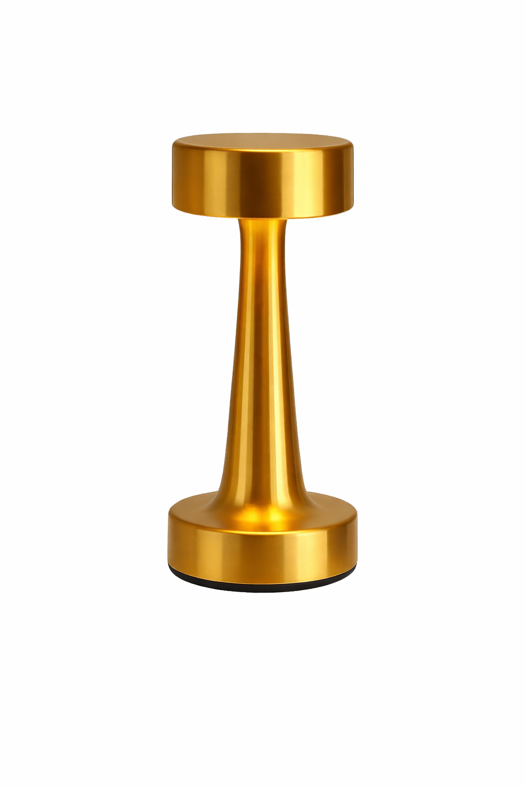 Gold Modern Drum Table Lamp
