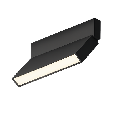 Folding flood light black