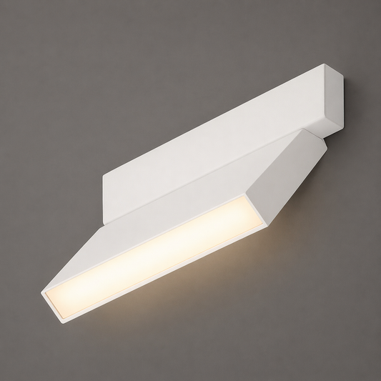 Folding flood light white