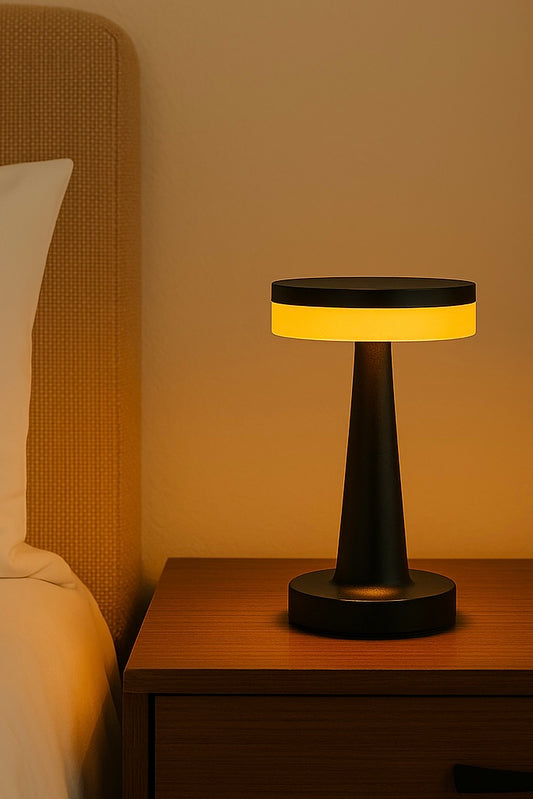 Black Eclipse Base Table Lamp