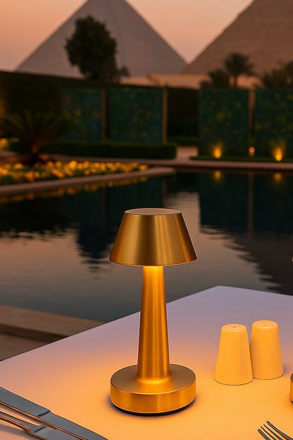 Gold Luminous Bell Table Lamp