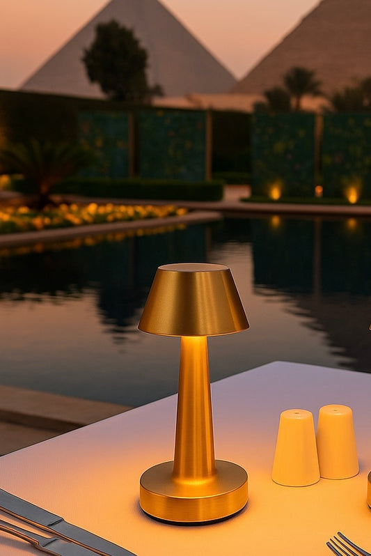 Gold Luminous Bell Table Lamp