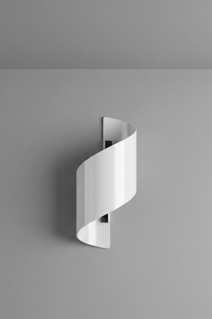 Ribbon White wall light