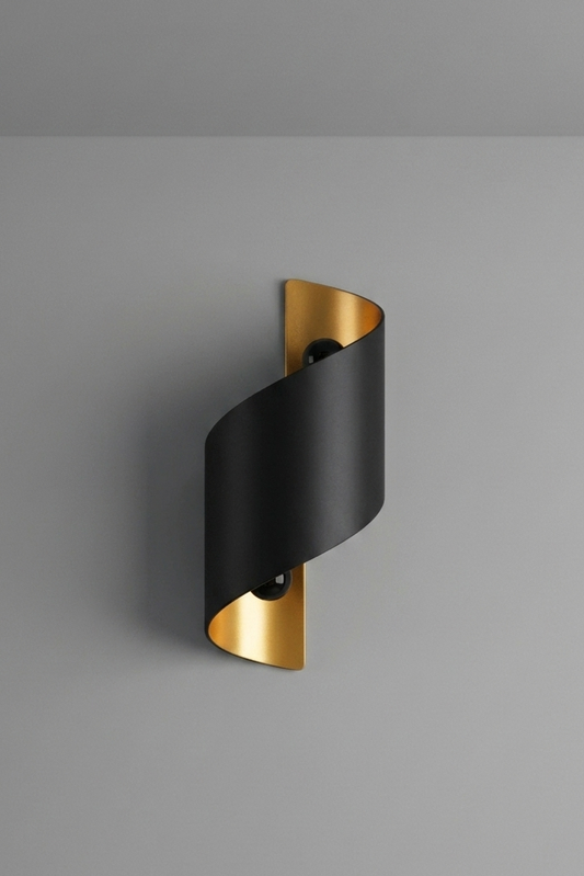 Ribbon Gold wall light