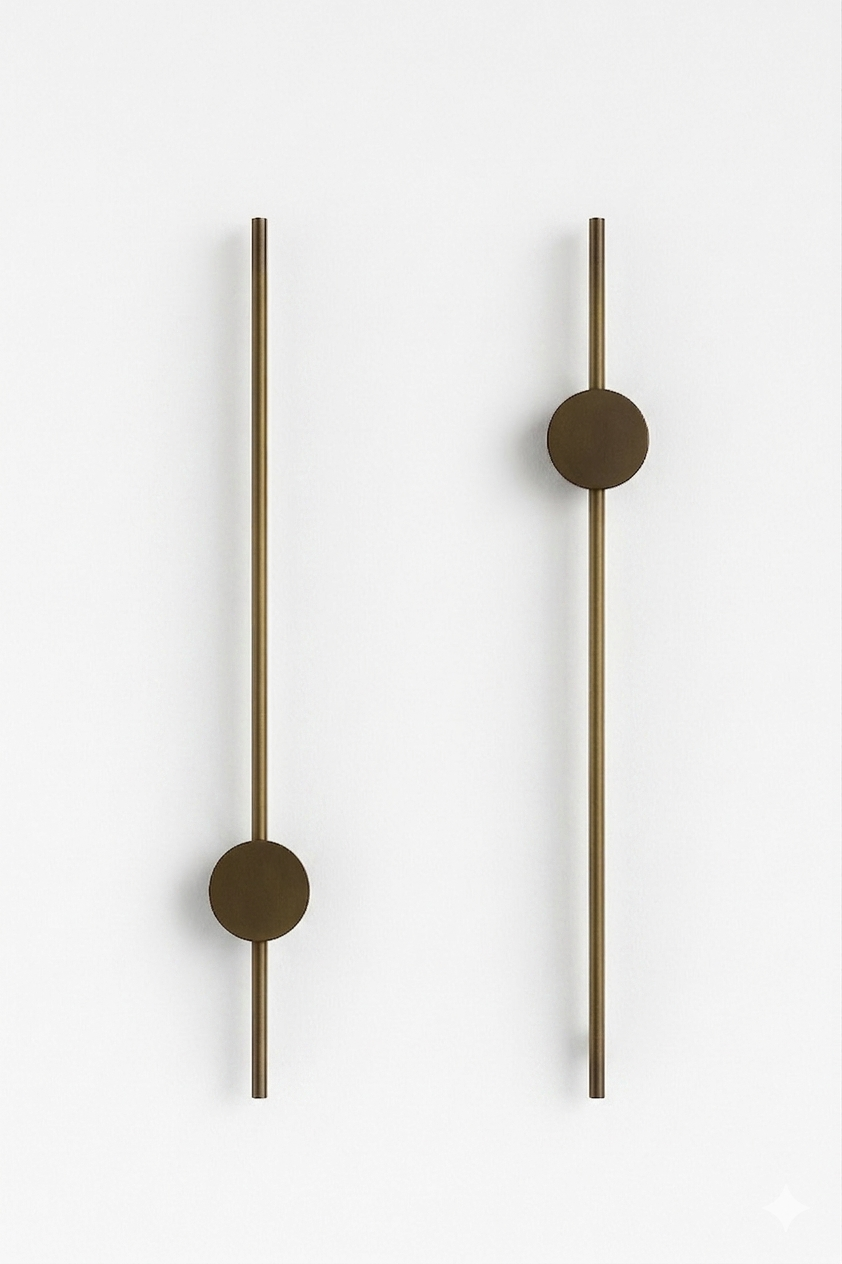 Lumeline black wall light