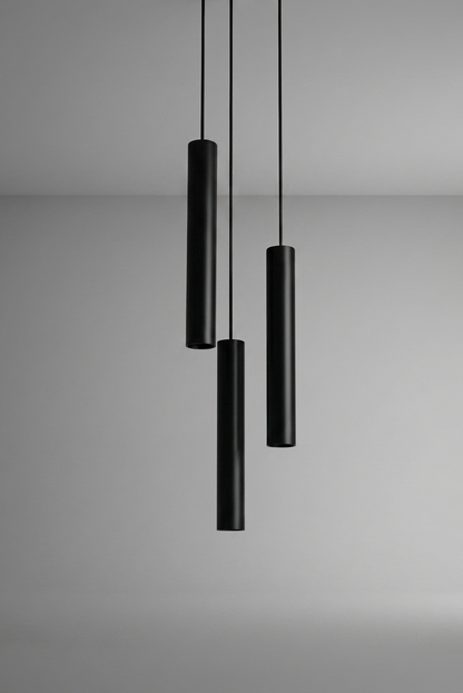 Black Tube Pendant