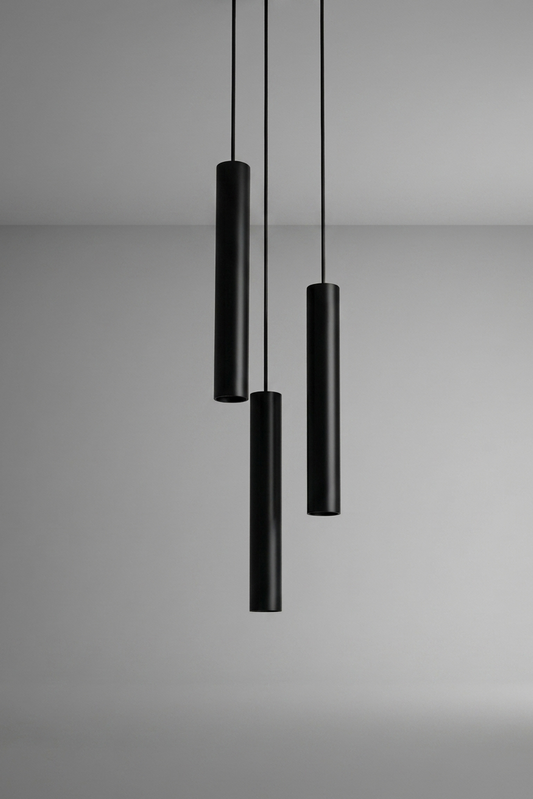 Black Tube Pendant