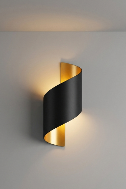 Ribbon Gold wall light