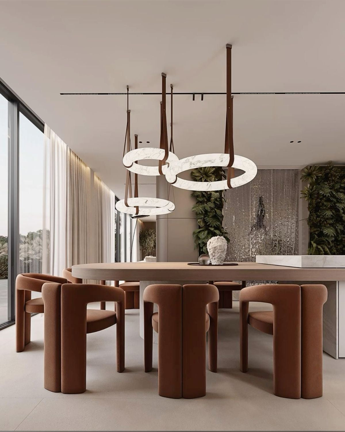 Sol Alabaster Chandelier